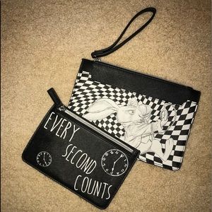 Alice In Wonderland 2 Piece Clutch Wallet